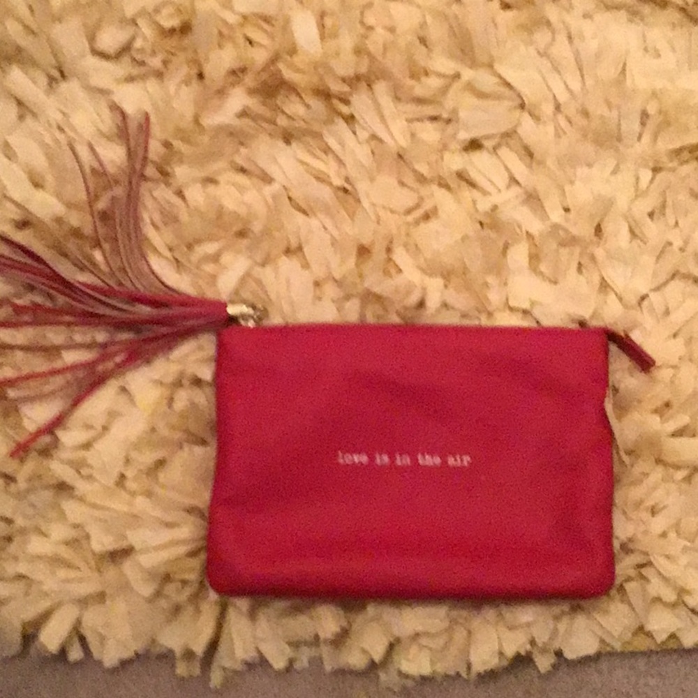 Red Cosmetic or Multi Bag